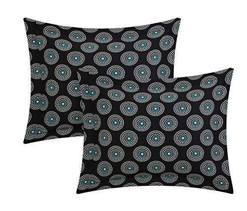 Chic Home CS5036 10 Piece Prenston Contemporary Geometric Pattern Comforter Complete Bed with Sheet Sets Decorative Pillows Shams, - Black