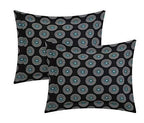 Chic Home CS5036 10 Piece Prenston Contemporary Geometric Pattern Comforter Complete Bed with Sheet Sets Decorative Pillows Shams, - Black