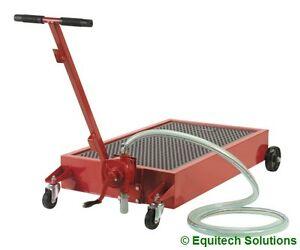 Sealey  AK467DXP Low Level Floor Waste Oil Drainer 64L Drain Pan with Pump