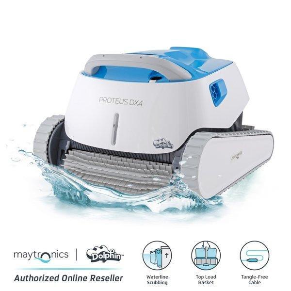 dolphin proteus robotic pool cleaners - dx3 dx4 dx5i - automatic pool cleaning