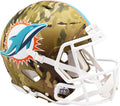 Riddell Miami Dolphins Camo Alternate Revolution Speed Authentic Football Helmet