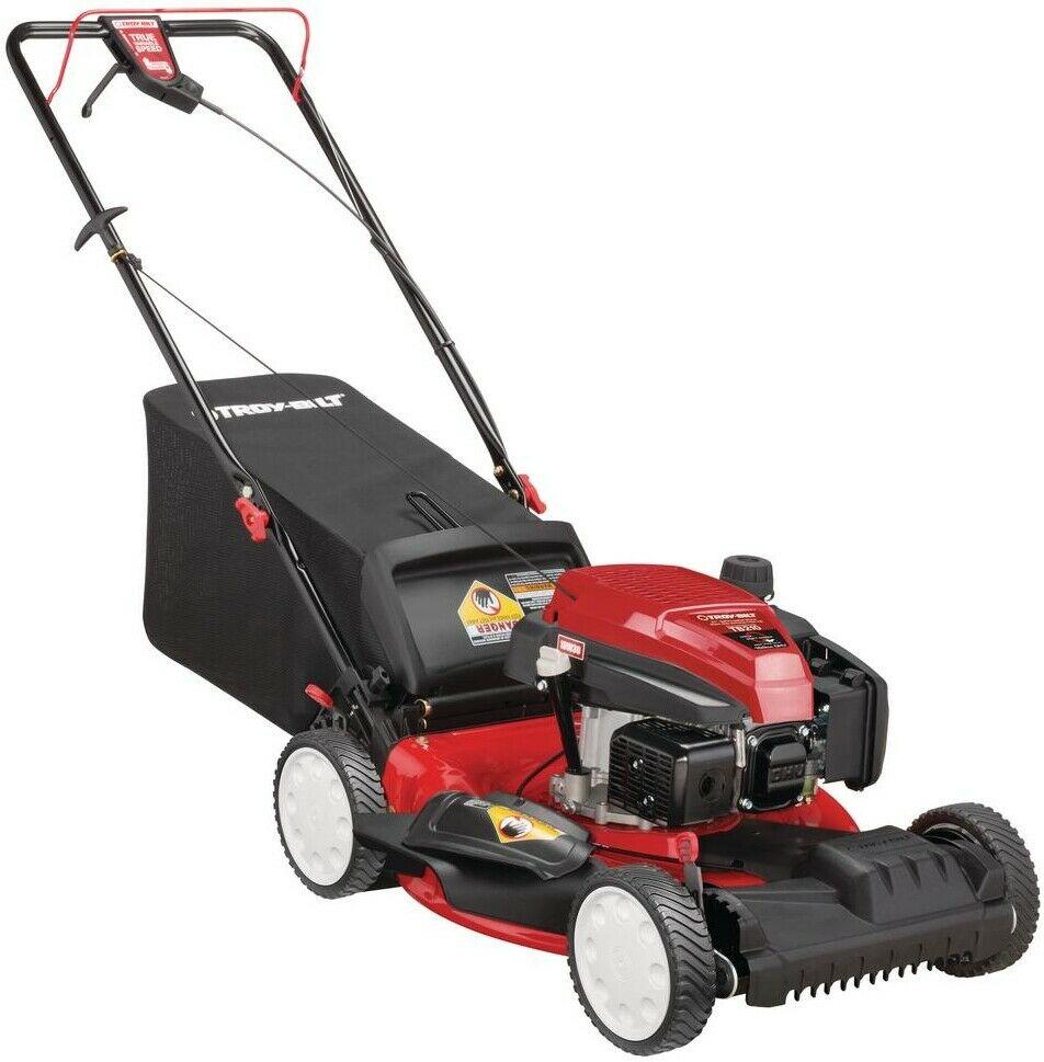 Gas Lawn Mower 21 in Walk Behind Self Propelled Check Don't Change Oil