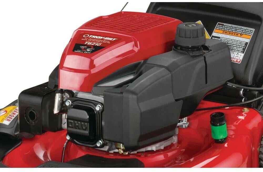 Gas Lawn Mower 21 in Walk Behind Self Propelled Check Don't Change Oil