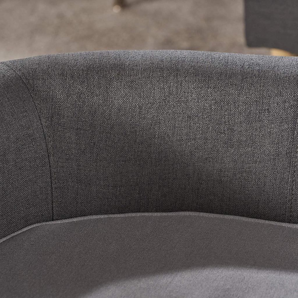 Christopher Knight Home Cassie Oval Charcoal &amp; Light Grey Fabric Dog Sofa