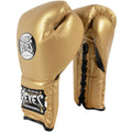 Cleto Reyes Traditional Lace Up Training Boxing Gloves - 12 oz. - Solid Gold