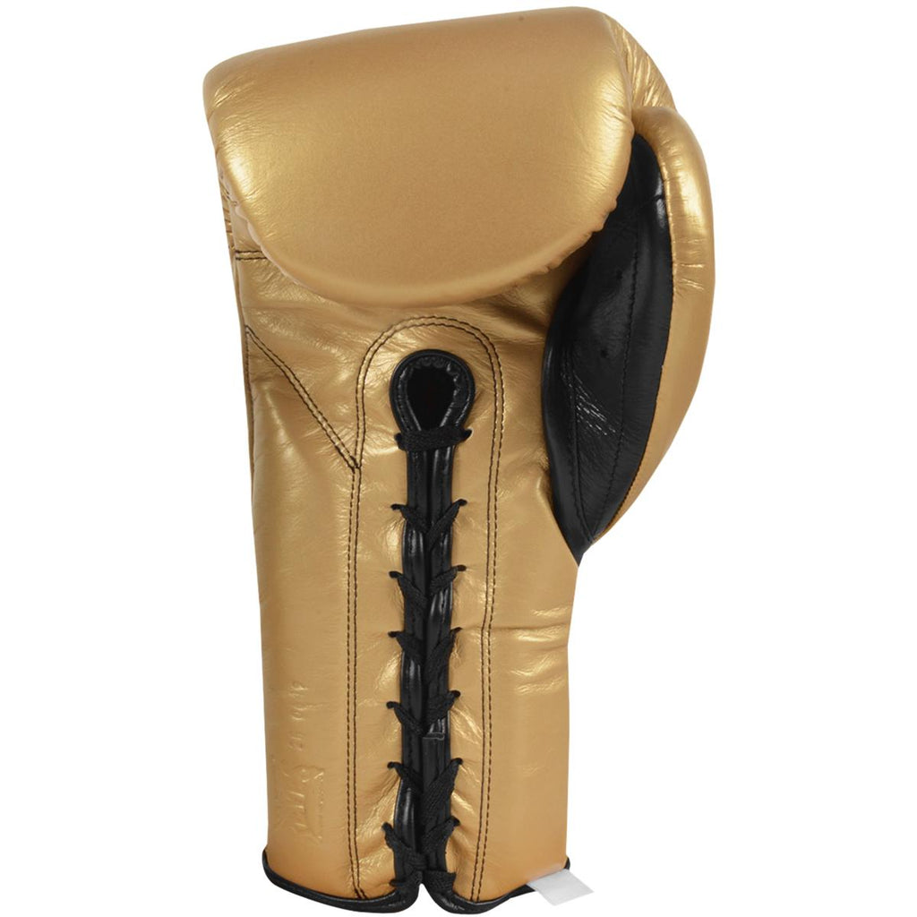 Cleto Reyes Traditional Lace Up Training Boxing Gloves - 12 oz. - Solid Gold