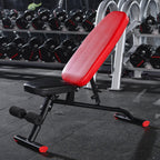 SSPalu Foldable Adjustable Fitness Bench Full Body Workout Weight Bench