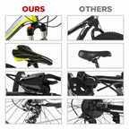 Piscis Adults 26" Mountain Bike,  24 Speed Suspension Hybrid Bicycle with Dual Disc Brake,Aluminum Frame City Bikes for Men and Women