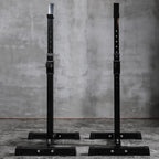 Yotoy Adjustable Squat Rack Dipping Station Barbell Rack Dip Stand Fitness Bench