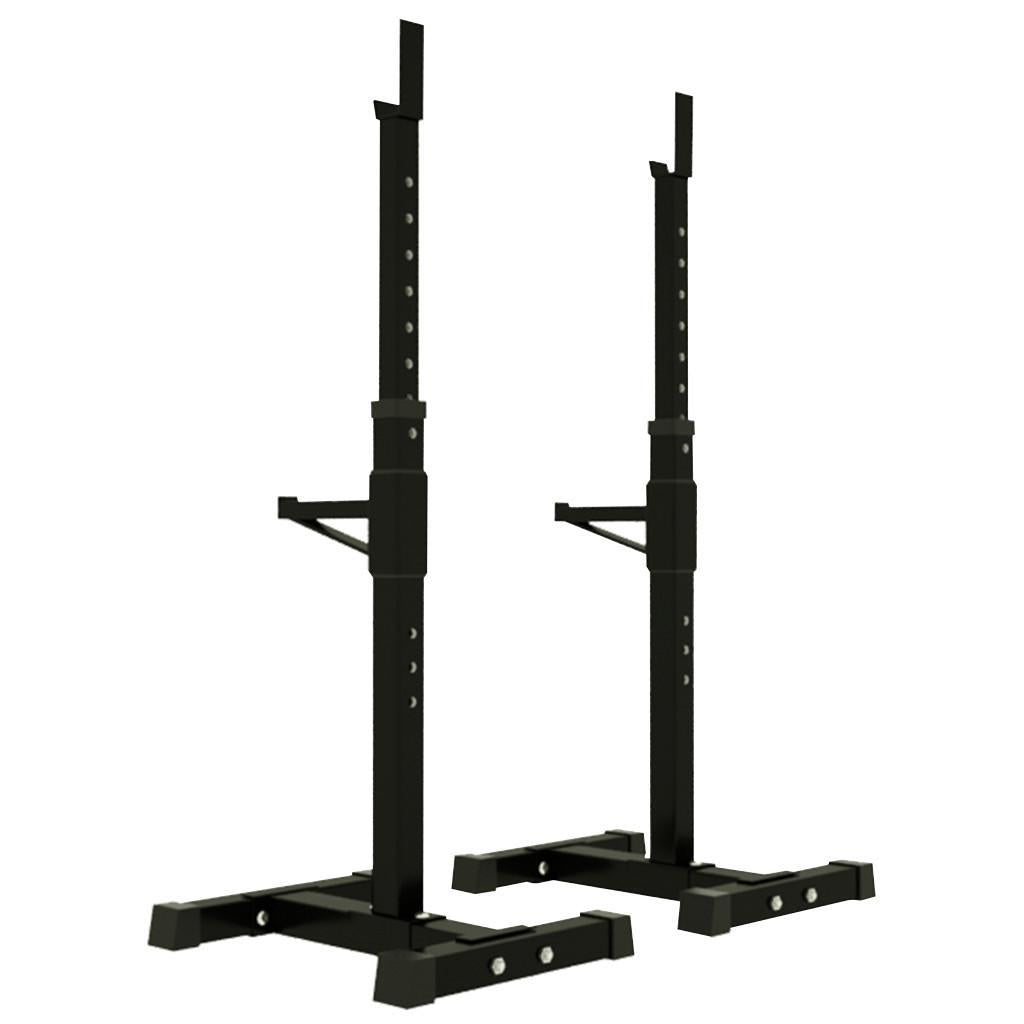 Yotoy Adjustable Squat Rack Dipping Station Barbell Rack Dip Stand Fitness Bench