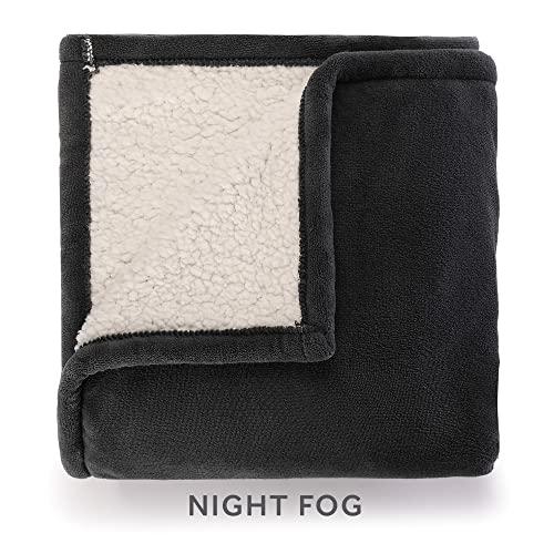 Sunbeam Heated Blanket Size Cozy Feet, Slate Grey (Used)