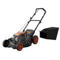 21” Self-Propelled Gas Lawn Mower, 170CC 4-in-1 Mulch/Rear Bag/Side Discharge/Rear Discharge, Foldable Gas Powered Lawn Mowers with 7-Position Cutting Height, Walk-Behind Gas Lawnmower (Yellow)