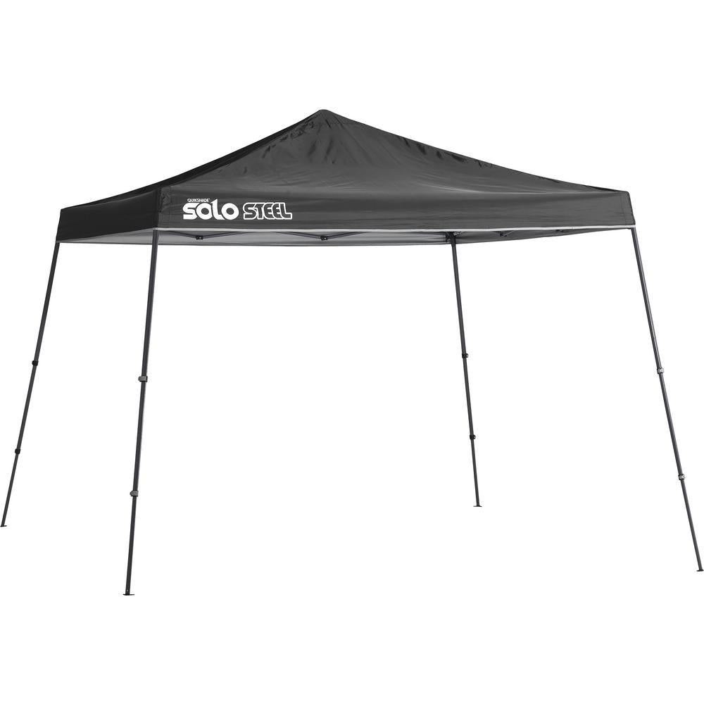 Solo90 11 ft. x 11 ft. Black Slant Leg Canopy