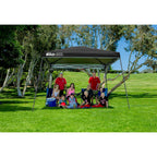 Solo90 11 ft. x 11 ft. Black Slant Leg Canopy