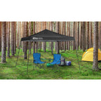 Solo90 11 ft. x 11 ft. Black Slant Leg Canopy