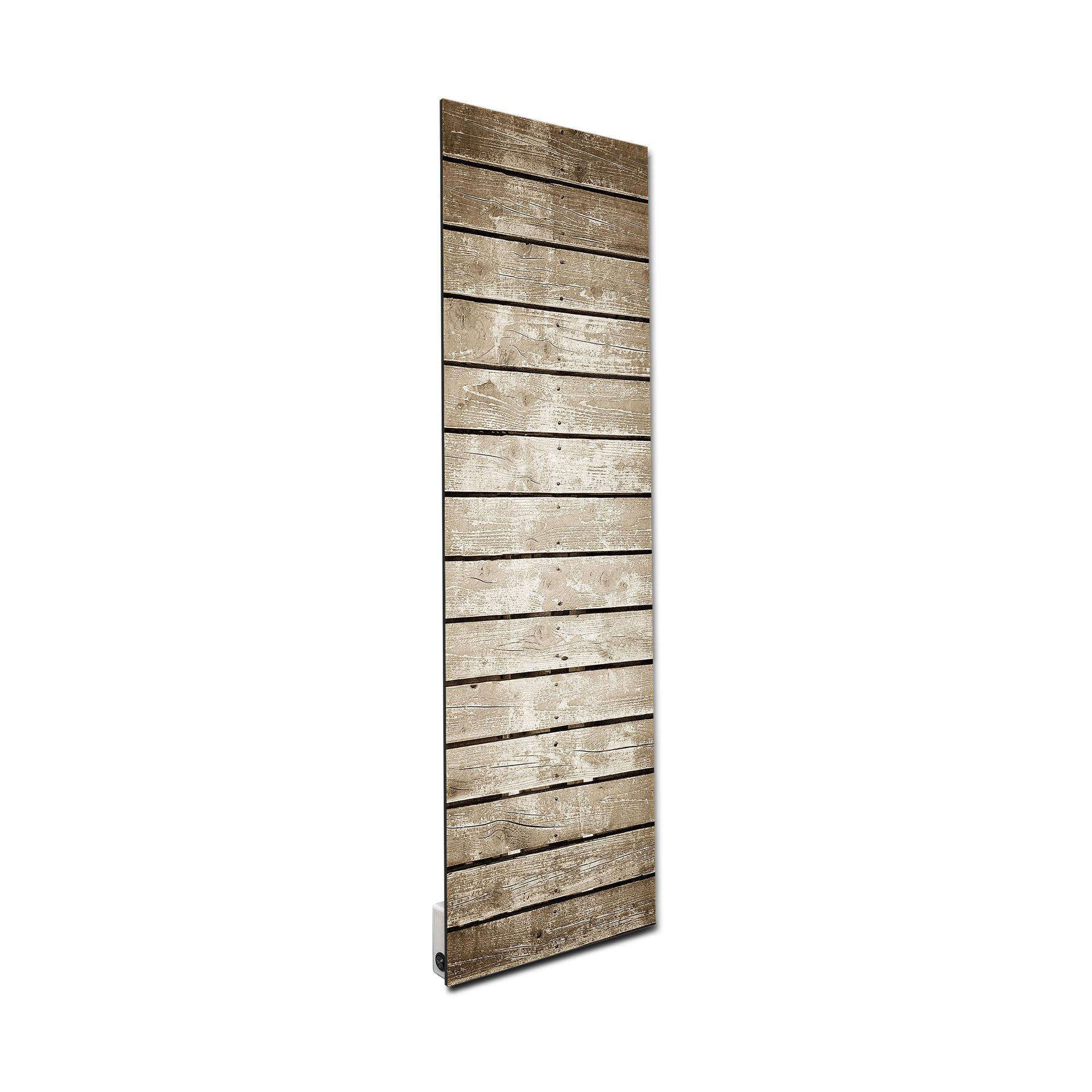 Heat Storm Electric Glass Heater, Indoor, Barn Wood, HS-PARC-1648
