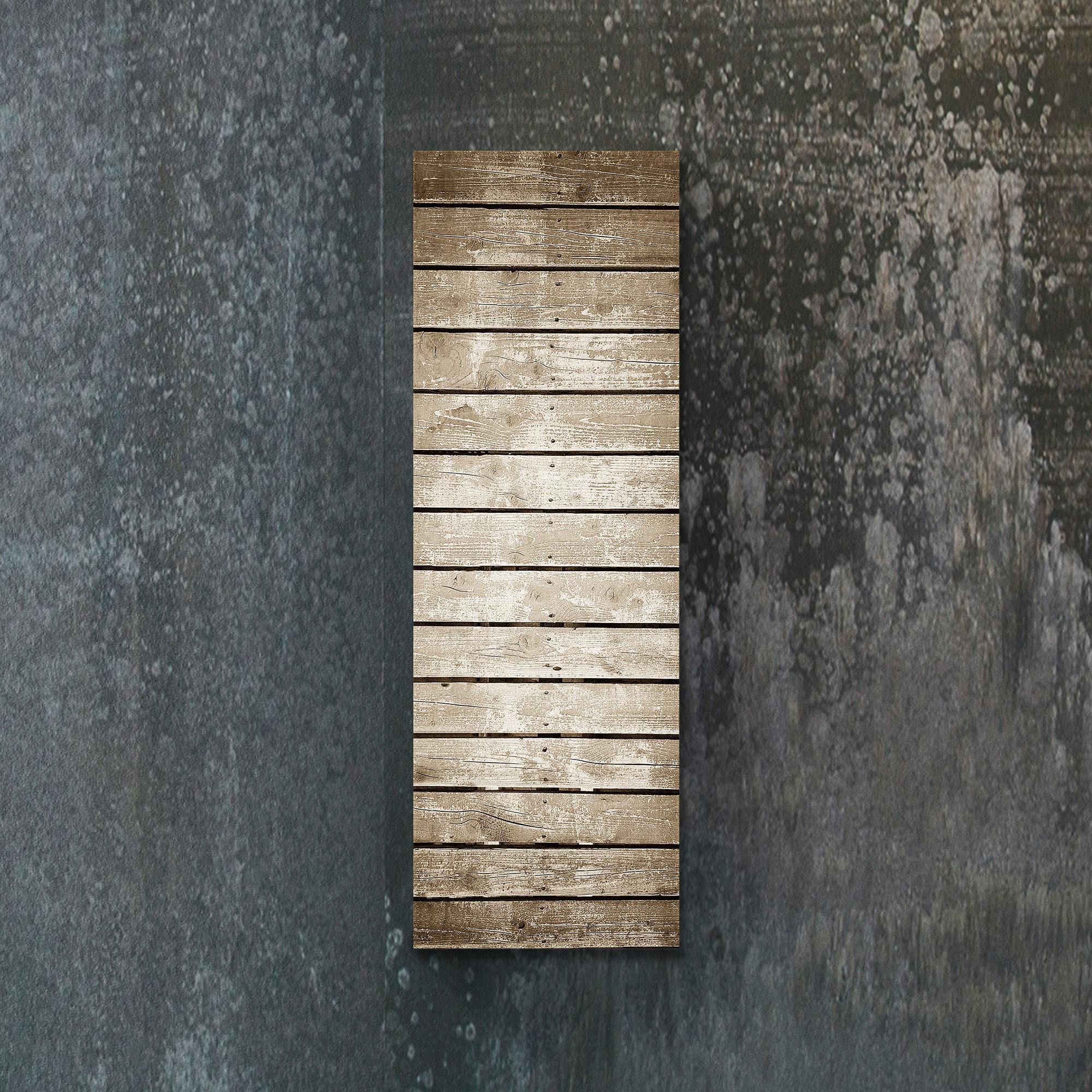 Heat Storm Electric Glass Heater, Indoor, Barn Wood, HS-PARC-1648