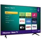 hisense 58  class 4k uhd led roku smart tv hdr 58r6e3