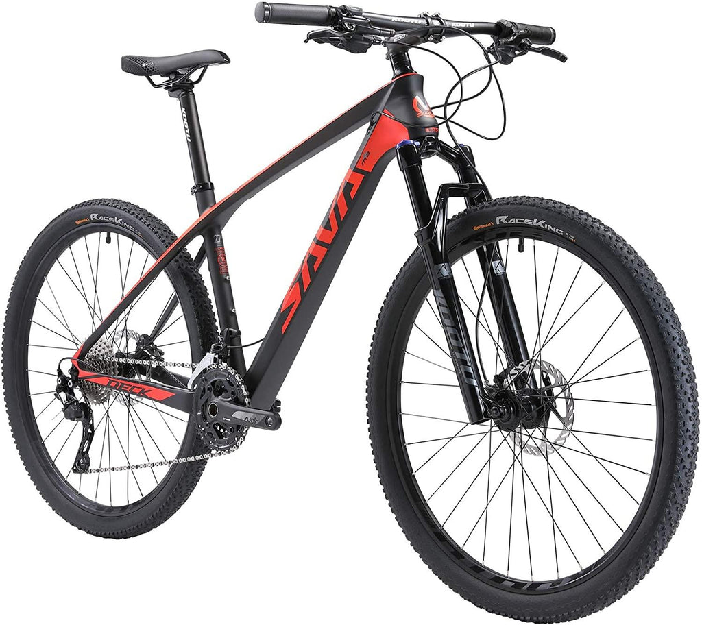 SAVADECK DECK300 Carbon Fiber Mountain Bike 27.5"/29" Complete Hard Tail MTB Bicycle 30 Speed with M6000 DEORE Group Set