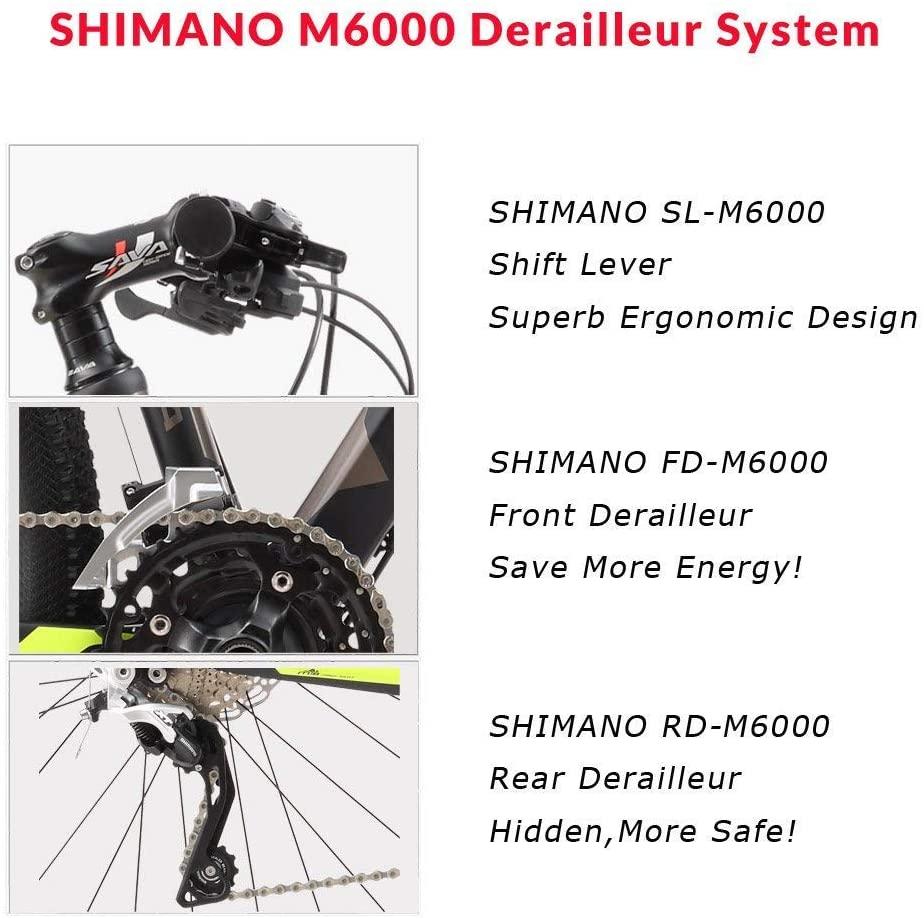 SAVADECK DECK300 Carbon Fiber Mountain Bike 27.5"/29" Complete Hard Tail MTB Bicycle 30 Speed with M6000 DEORE Group Set