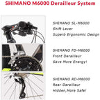 SAVADECK DECK300 Carbon Fiber Mountain Bike 27.5"/29" Complete Hard Tail MTB Bicycle 30 Speed with M6000 DEORE Group Set
