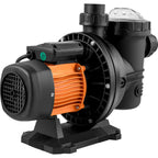 vevor 72v solar powered pool pump 1.6hp 136 gpm water pump w/ mppt controller