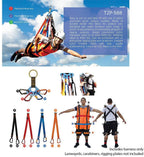 Fusion Climb Super Ripper Ii Superman Style Head First Zipline Harness Only