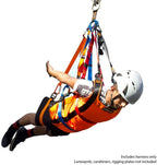 Fusion Climb Super Ripper Ii Superman Style Head First Zipline Harness Only
