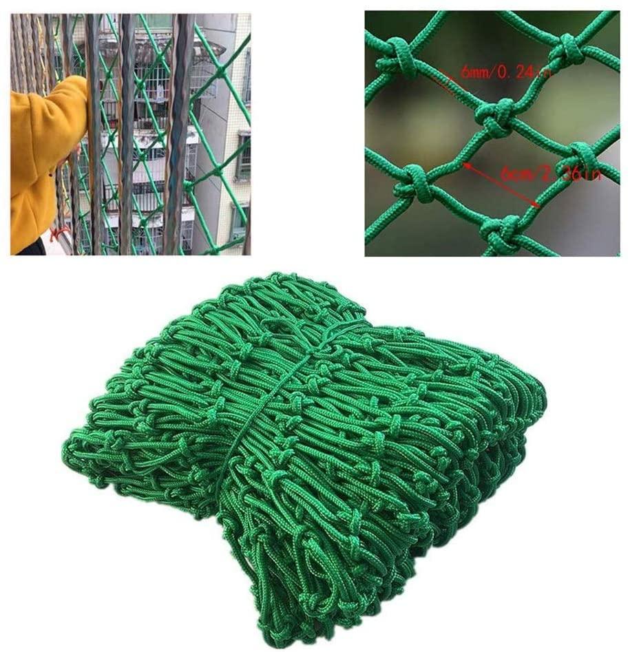 Child Safety Net Protective Net Garden Fence Decoration Net Outdoor Climbing Camping Climbing Net Playground Isolation Detachable Protection Net (mesh 8 cm - Thick 6mm, Multi-Size)