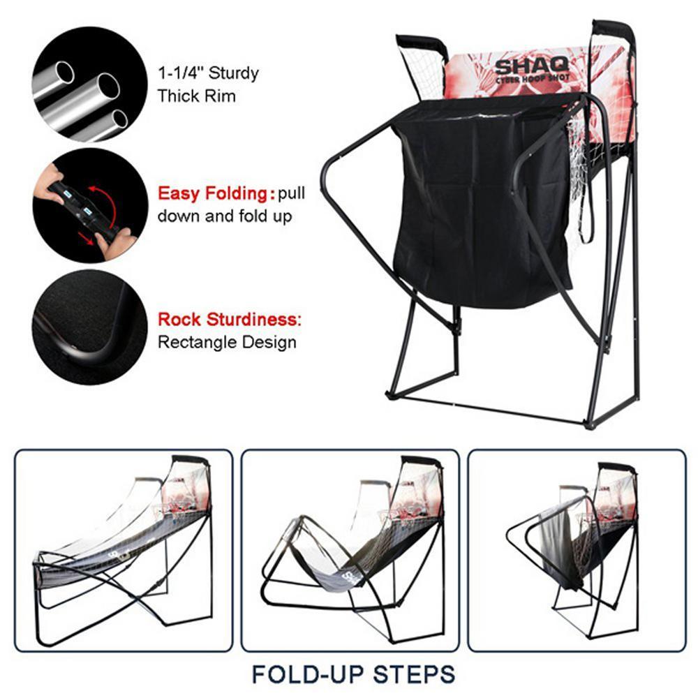Shaq Double Hoop Shot Cyber Basketball Arcade Traditional and Online App Game Deluxe Premium)