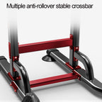 Power Tower Dip Station Pull Up Bar Strength Training With Dumbbell Bench