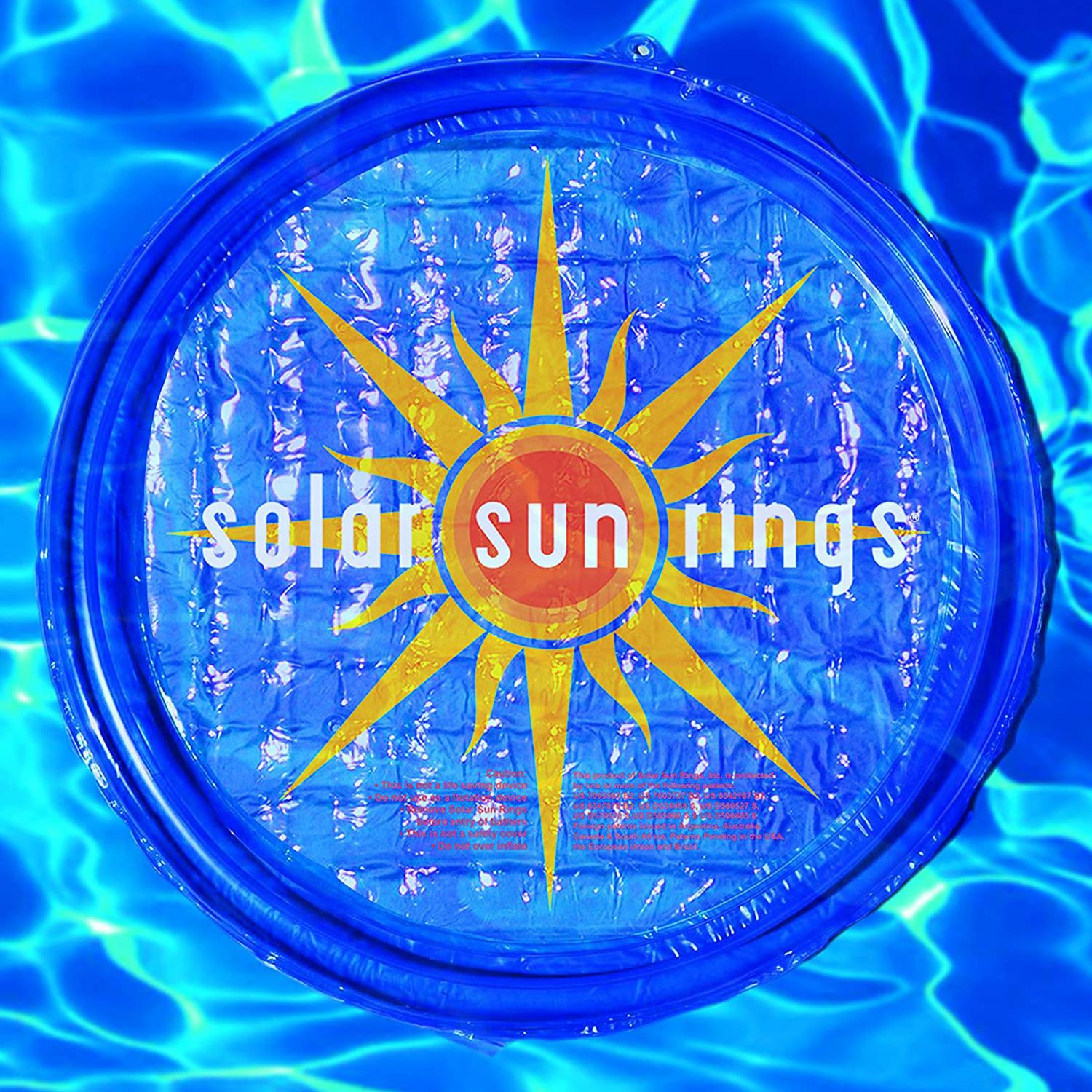 Solar Sun Rings UV Resistant Above Ground Inground Swimming Pool Hot Tub Spa Heating Accessory Circular Heater Solar Cover,