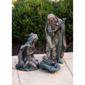 Evergreen Enterprises Brown Polystone Small Nativity Scenes, 3 Pieces
