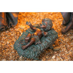 Evergreen Enterprises Brown Polystone Small Nativity Scenes, 3 Pieces