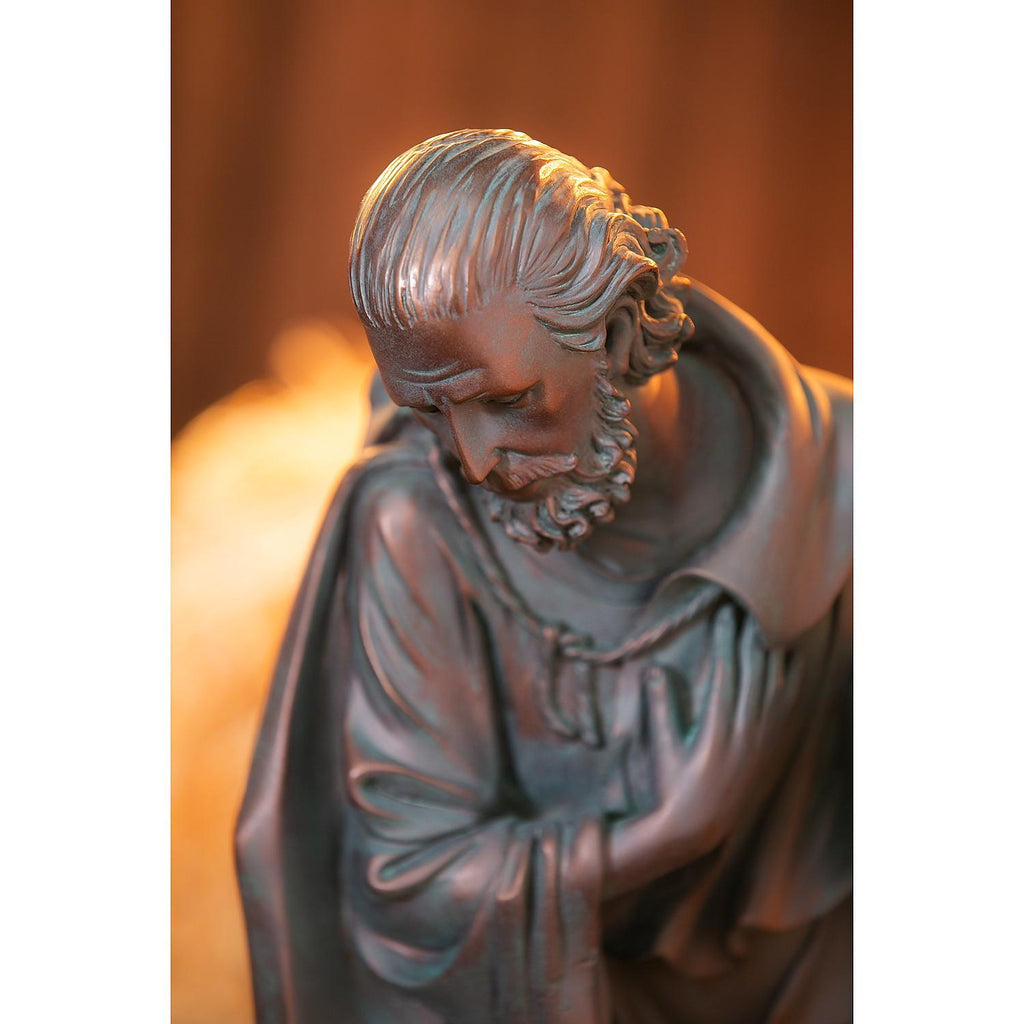 Evergreen Enterprises Brown Polystone Small Nativity Scenes, 3 Pieces