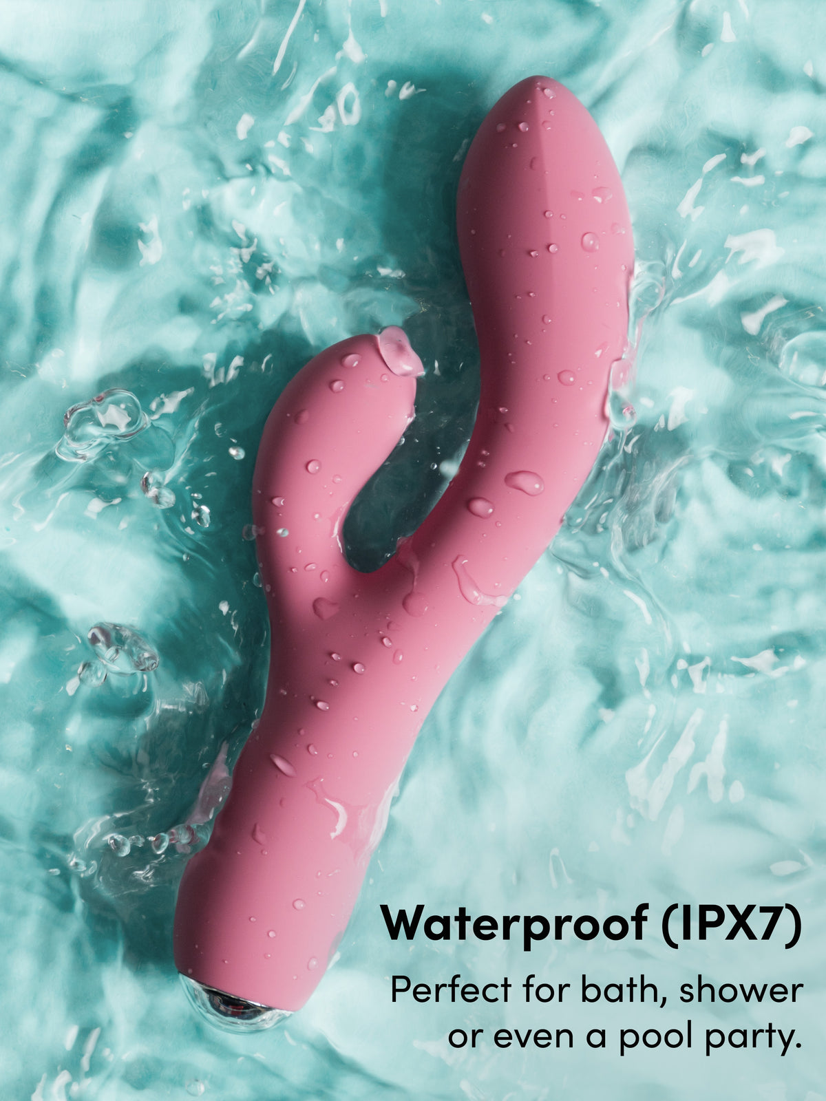 Lovehoney mon ami Silicone G-Spot Dual Vibrating Massager , Pink