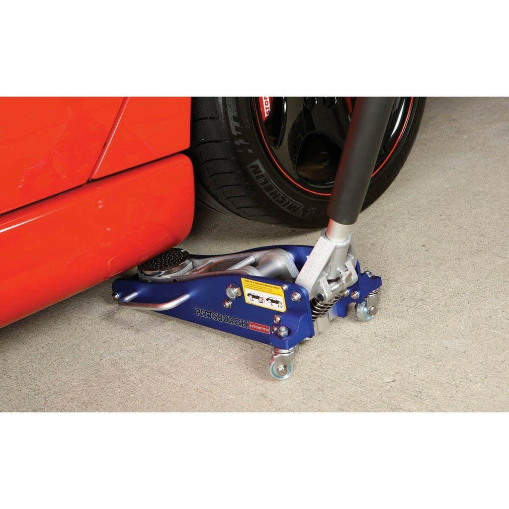 1.5 Ton Floor Jack Aluminum Racing with Rapid Pump Lifts Vehicles GaraRaise