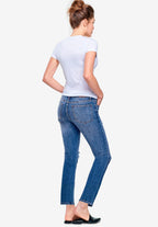 cropped slim jeans