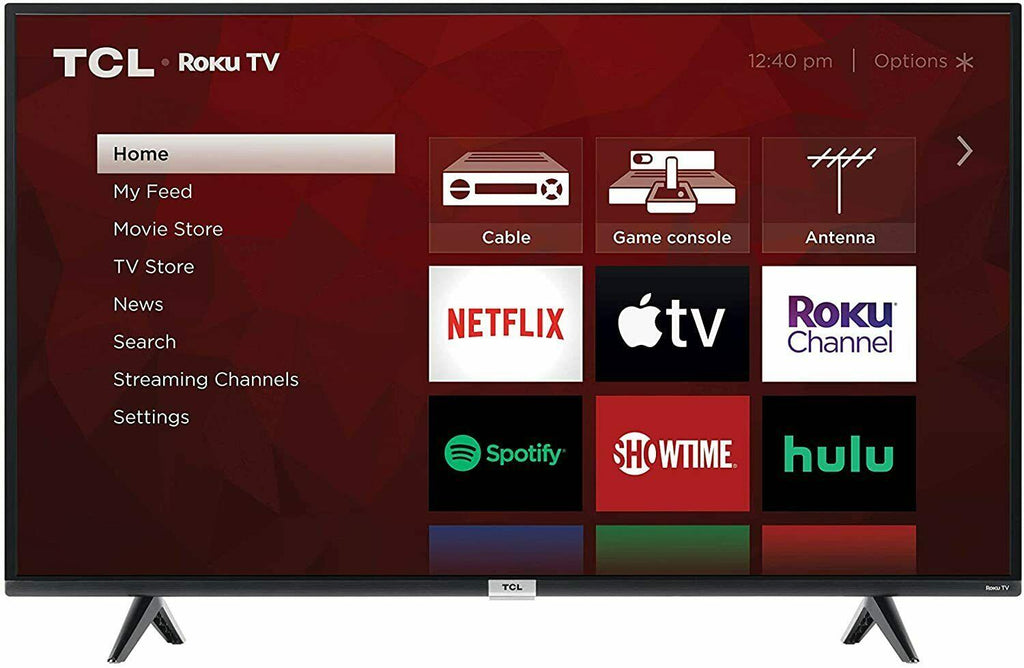 tcl 43" 4k ultra hd hdr roku smart led tv *43s435
