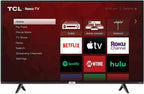 tcl 43" 4k ultra hd hdr roku smart led tv *43s435