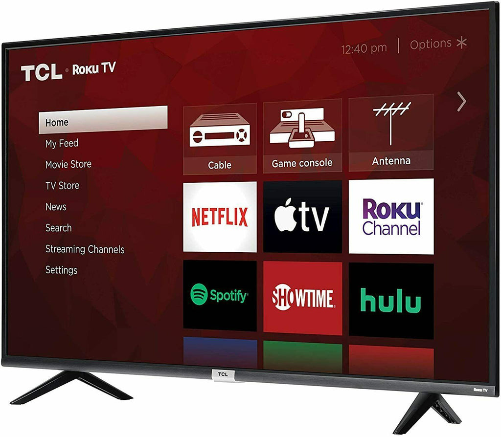 tcl 43" 4k ultra hd hdr roku smart led tv *43s435