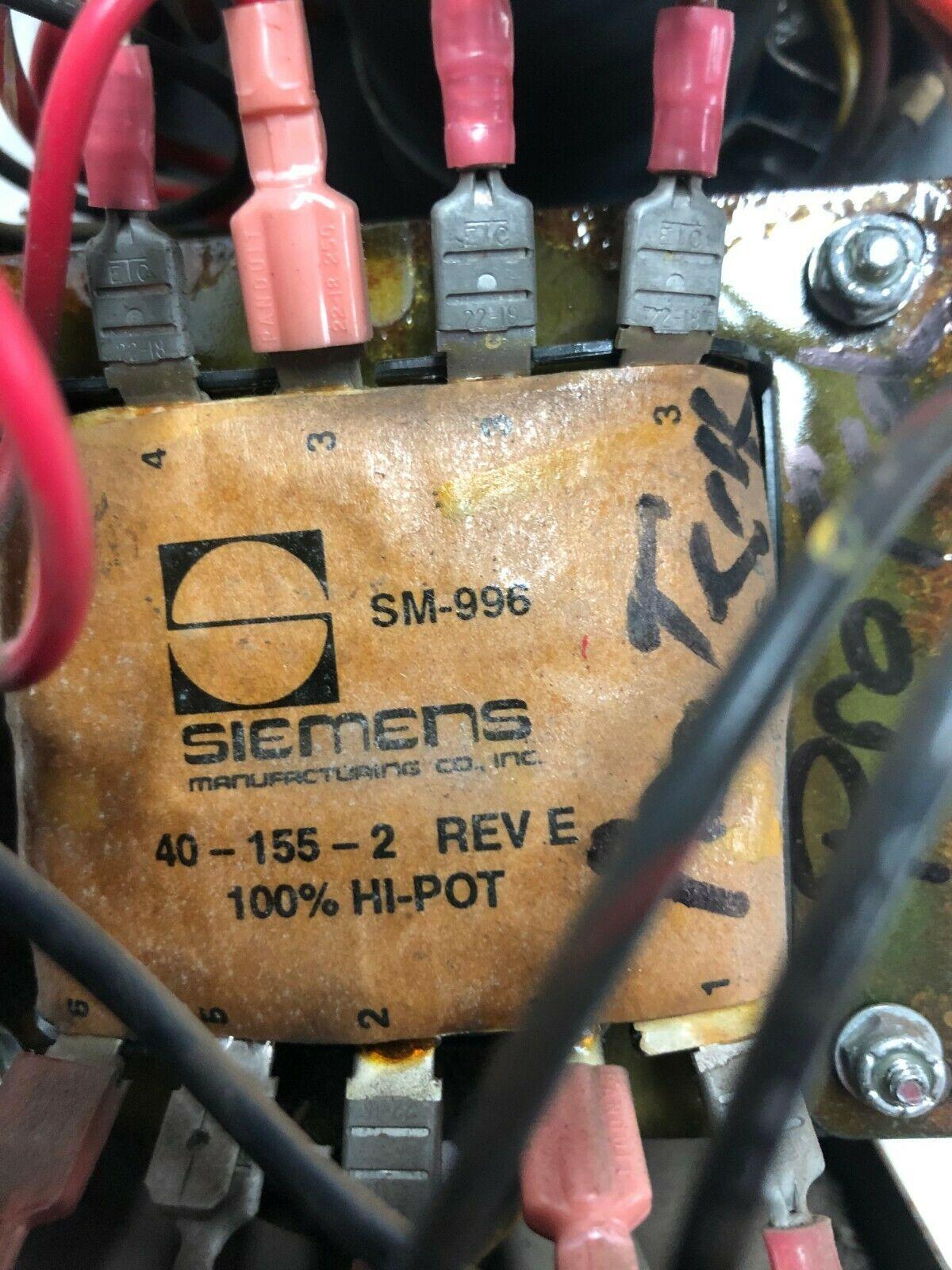 Hunter Alignment Machine Power Supply 232-72-1 40-155-2 45-651-1 P198