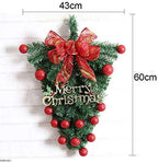 PDGJG 6043 cm Christmas Festival Home Decorations Christmas Upside Down Tree Hanging on Ornaments