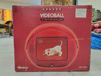 new in box atomic/space age mod memorex msp-tv1300 video ball 13" red sphere tv