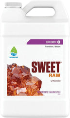 botanicare sweet raw - liquid nutrients, pure sugarcane-based carbohydrate, for use in soil or hydroponics, 1 gal.