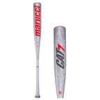 Marucci CAT7 Silver -10 USSSA Baseball Bat: MSBC7210S 28" 18 oz.