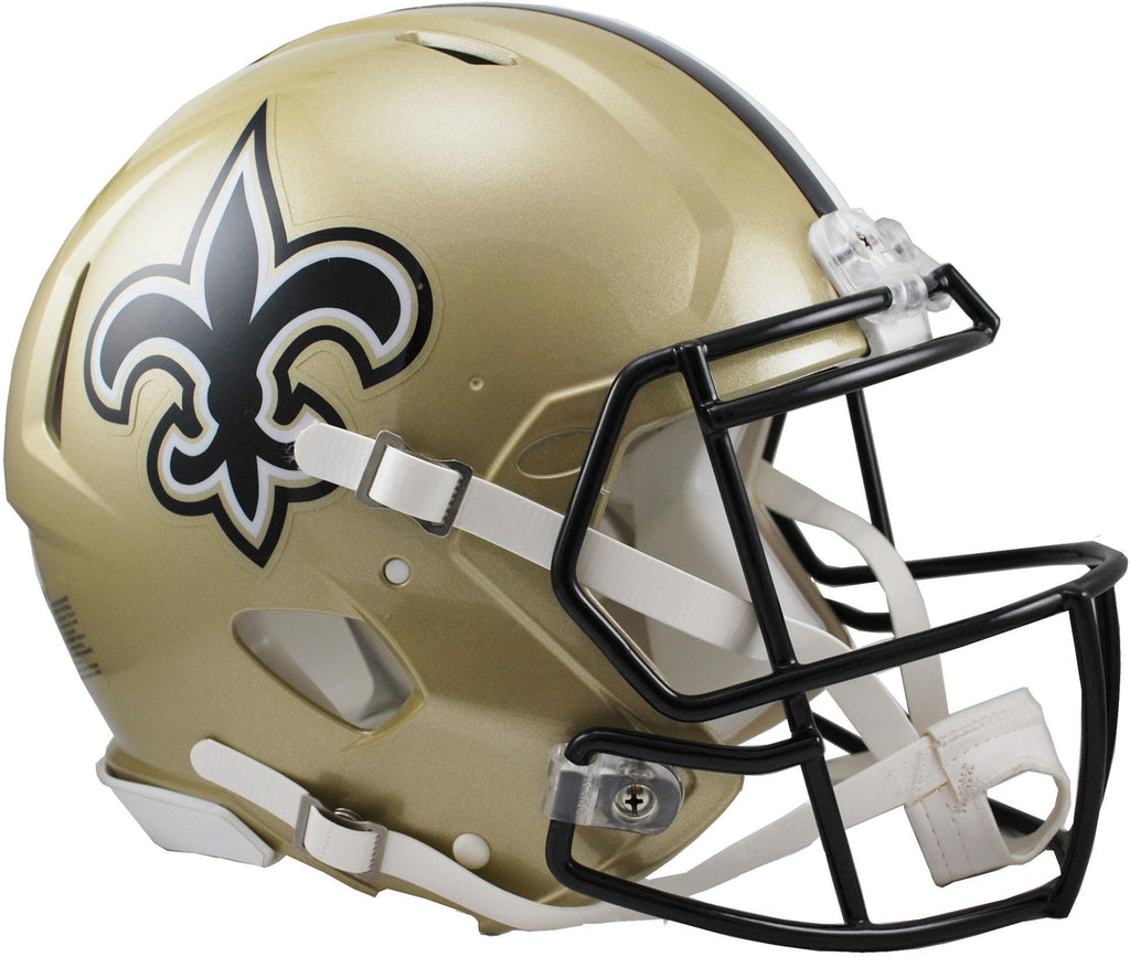 Riddell Orleans Saints Revolution Speed Full-Size Authentic Football Helmet