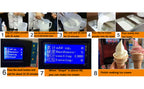 Commercial Soft Serve Ice Cream Machine Electric Soft Ice Cream Maker Benchtop