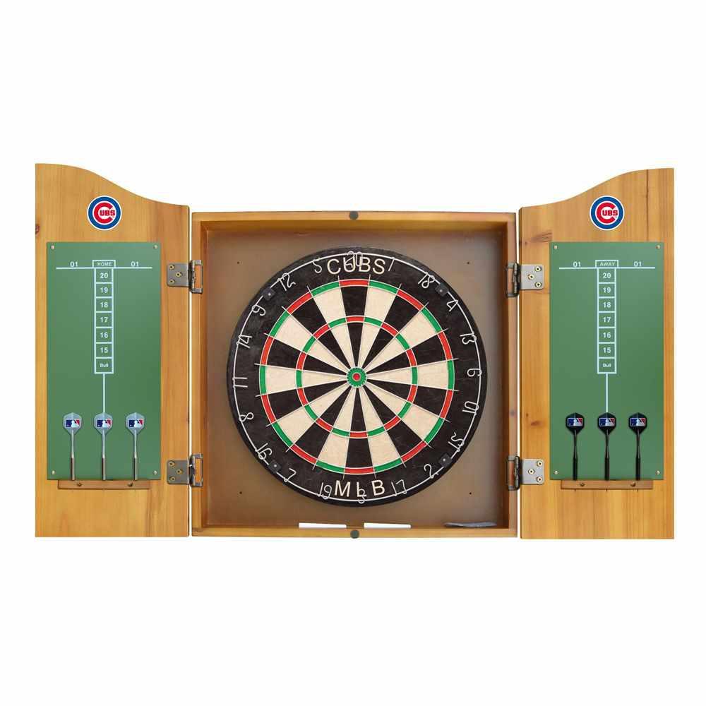 Chicago Cubs Complete Dart Cabinet