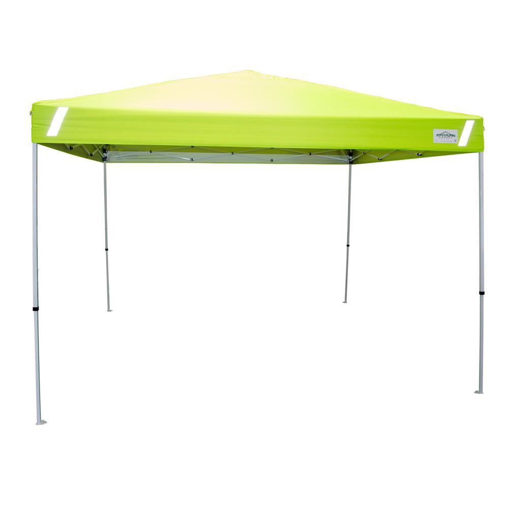 Pro V-Series 10 ft. x 10 ft. Hi-Viz Safety Straight Leg Canopy
